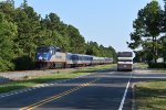 Amtrak on the ACWR Sandhill Division 